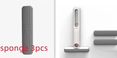 Giggly Gear compact desk cleaning tool in grey with three sponge refills for desk accessories