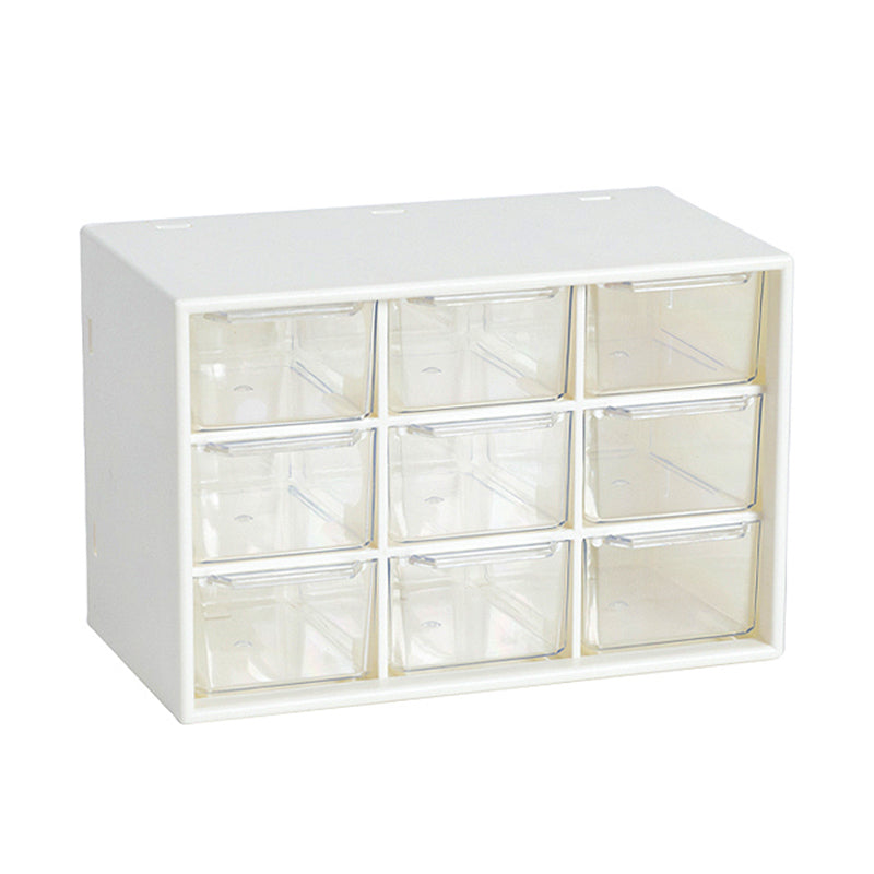 Desk Organiser Storage Container - Transparent Stationery Box