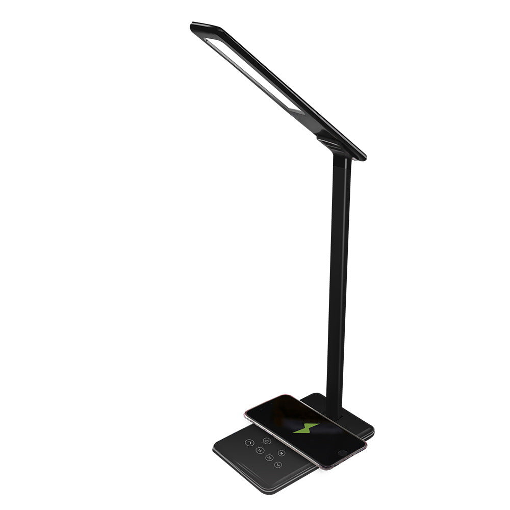 LED Desk Lamp with Wireless Charging - Touch Control Reading Light