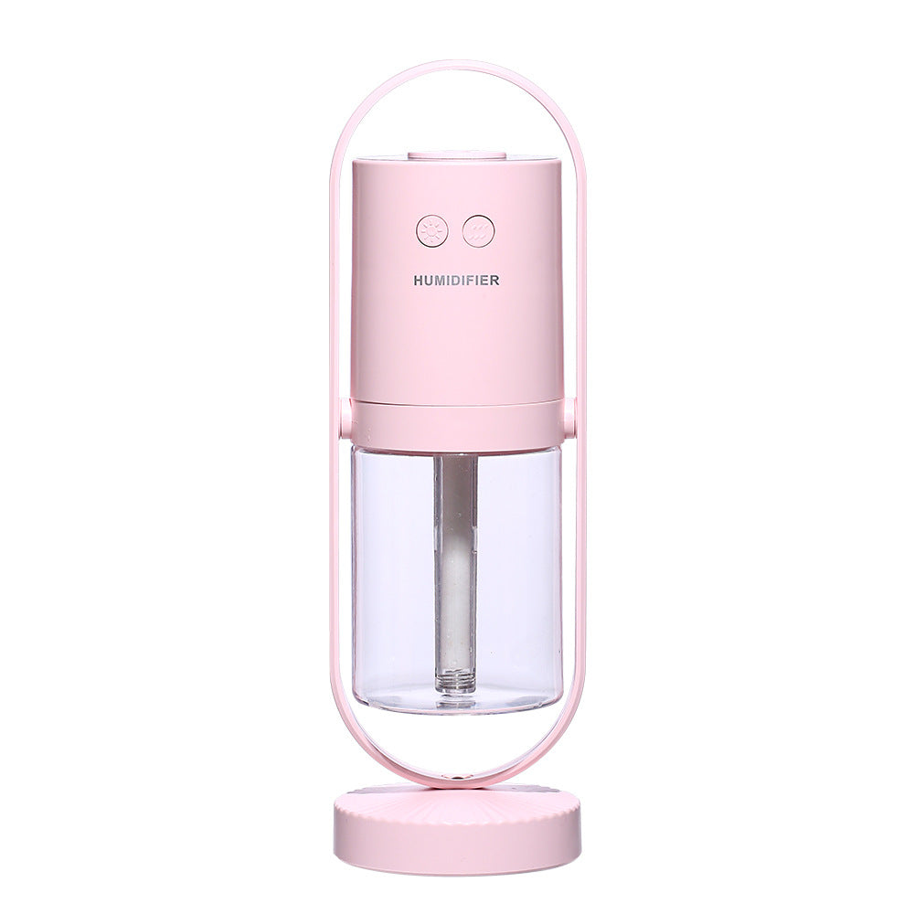 Magic Shadow USB Air Humidifier with Projection Night Light - Ultrasonic Desk Mist Maker for Home & Office