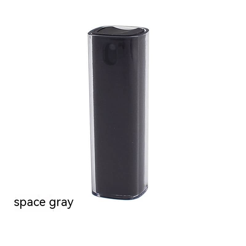 Giggly Gear space gray screen cleaning spray with integrated wipe for desk accessories